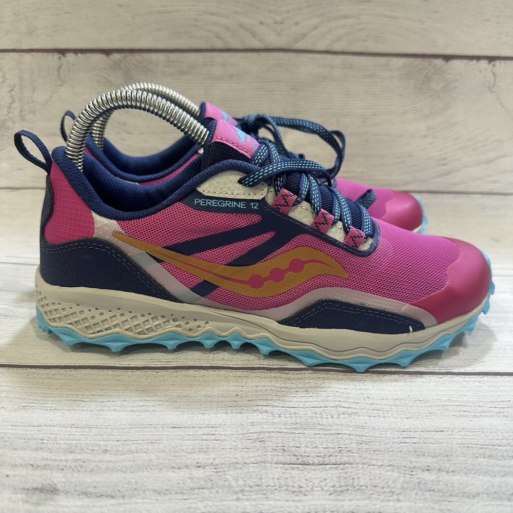 Saucony Peregrine 12 Trail Running Shoes Womens 5.5‎ Pink Purple